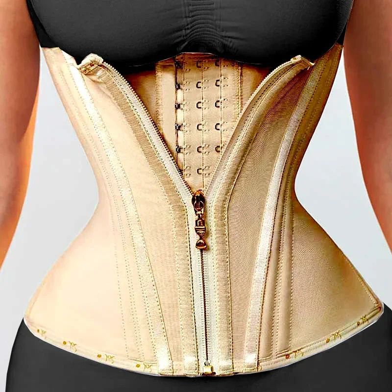 AfruliA Fajas Colombians Girdle Belt Mesh Breathable Waist Trainer Shaperwear Bustier Korset Hourglass Body Shaper Tummy Trimmer 241115