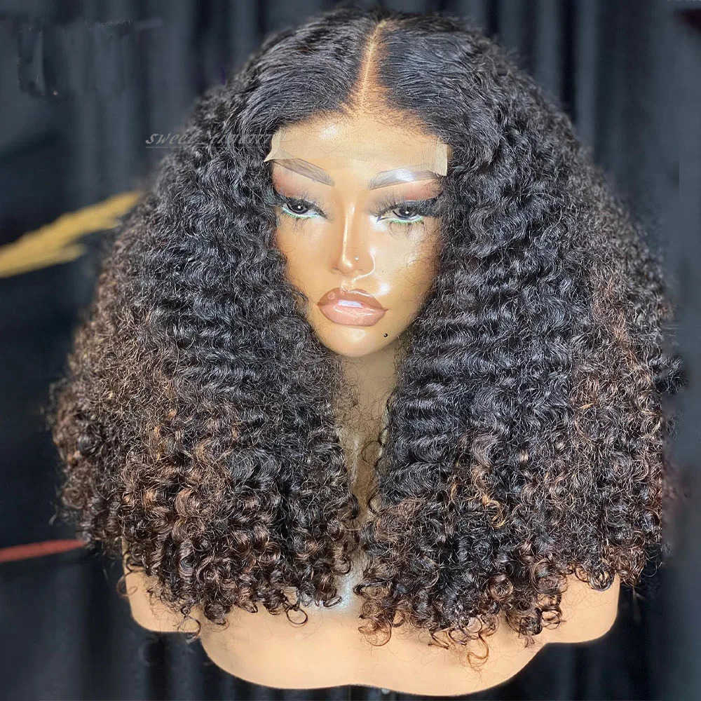 4x4 5x5 HD Lace Frontal Burnese Curly Wig 350% Top Density Hot Luxury Gluess Human Hair Wig For Black Women Cheap Wig