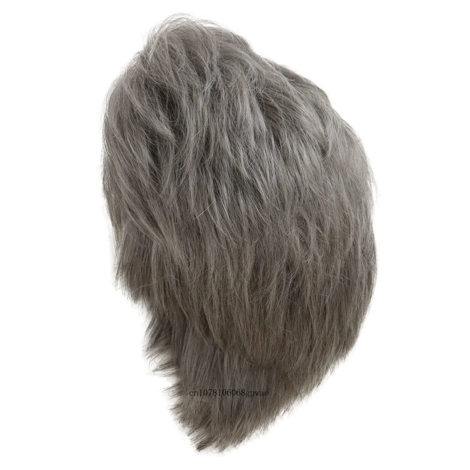 Synthetic Mens Wig Short Haircut Gray Wig Men Natural Fluffy Straight false Hair Guy Older Man Daily Costume Cosplay Wig Classic 241115