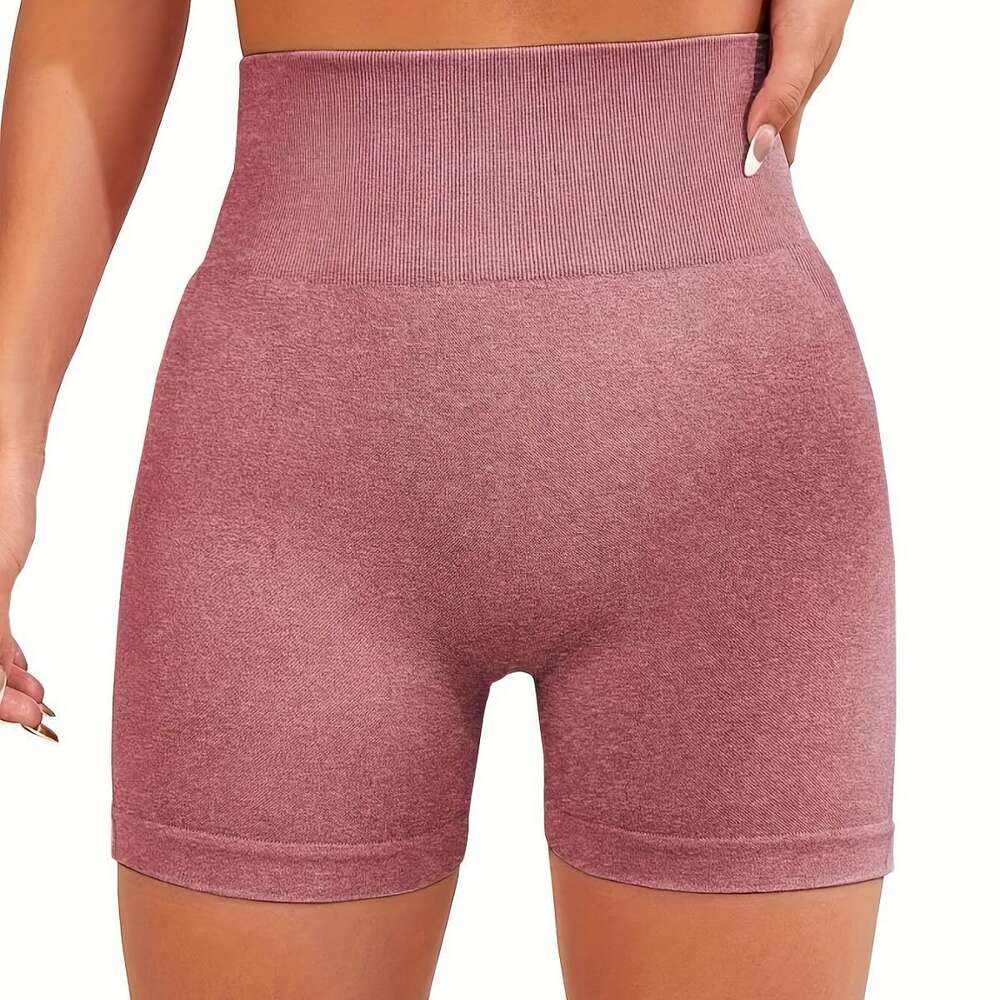 Hip Lifting Shorts, 3/4 High Waisted Abdominal Tightening External Yoga Pants, Women's Running, Sports, and Fiess Shorts F41619