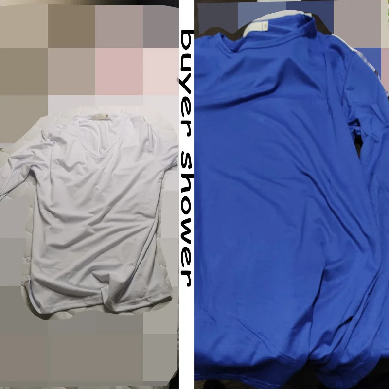 Men T Shirt Long Sleeve Cotton Spring Autumn Thermal Undershirt Armor Mens Shirts Full Round Neck Casual MenS Tee Plain White 241115