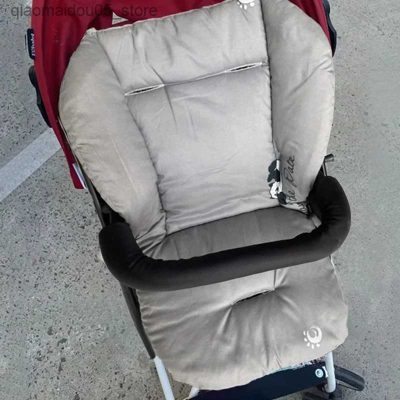 Stroller Parts Accessories New baby stroller seat cushion childrens high chair cotton accessories Q240417