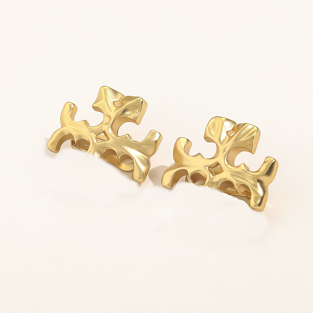 Designer Jewelry Brand Woman Stud Earrings 18K Gold Plated Earrings Luxury Earrings Women Jewelry Accessories Wedding Gift