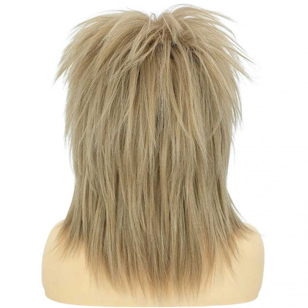 HAIRJOY Synthetic Hair 80s Tina Diva Costume Wig for Women Blonde Rocker Mullet Wigs Glam Punk Rock Cosplay WigXJ241116