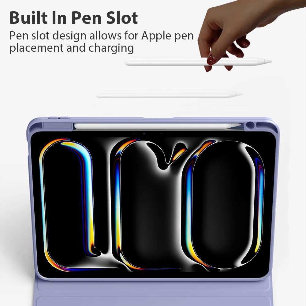High Quality 360 Rotating Case Suitable for iPad 10 9 10th Generation Pro 13 12.9 Air 11 5 4 M4 M2 2024 Mini 6 7 10.9 10.2 Protective Cover Funda O241