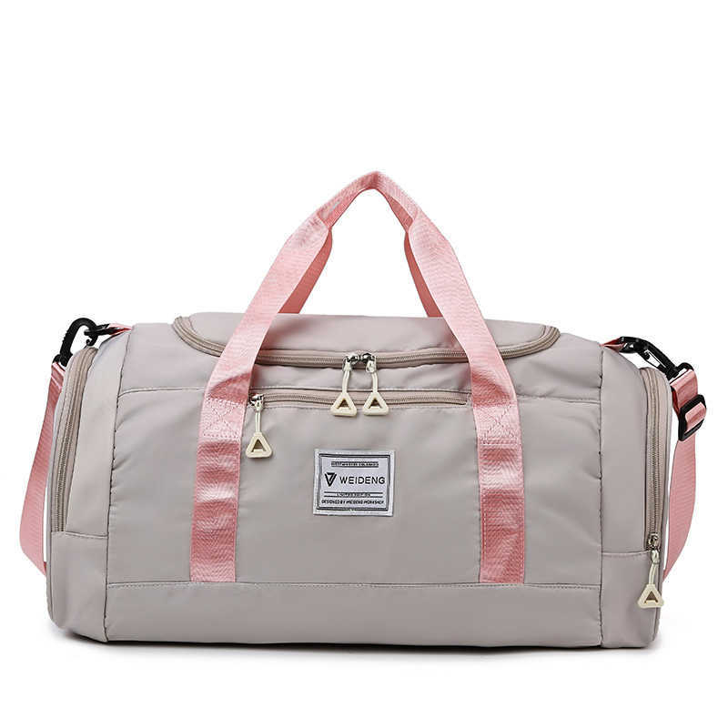 Sports and Fitness Bag Large Capacity Travel Handbag Oxford Cloth Clothing Luggage Bag Short Distance Travel Bag