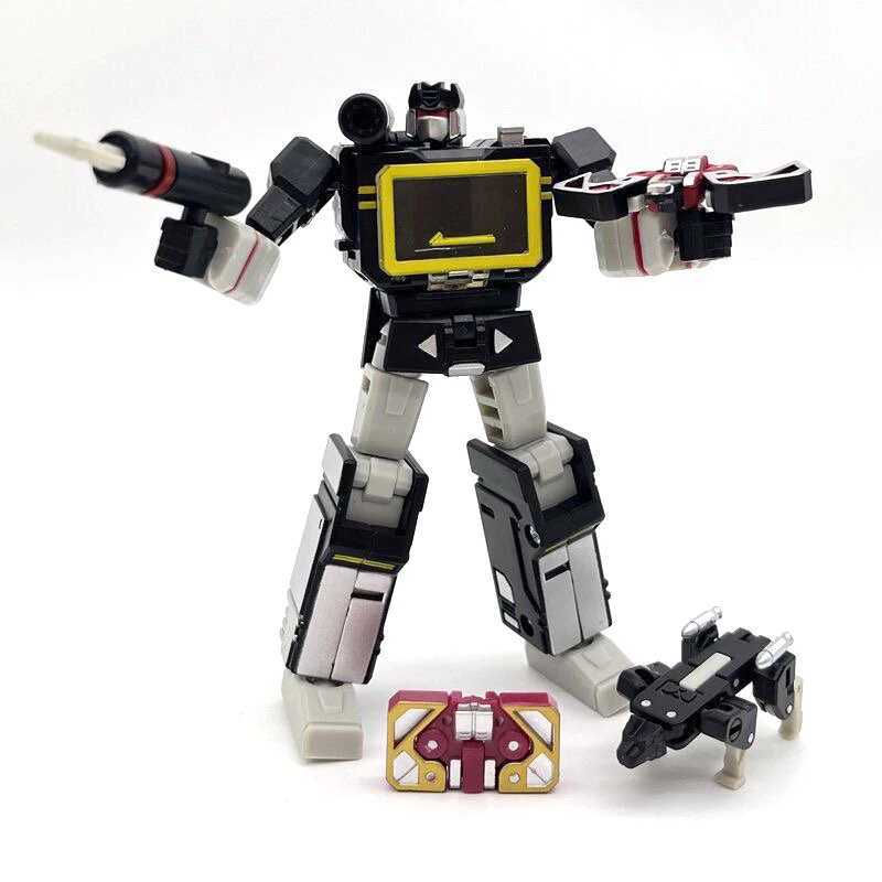 PT-04 Black Soundwave PT04 PT04B Conversion Tape G1 Mini Pocket War KO DX9 Action Picture Robot Toy Childrens Gift X241115