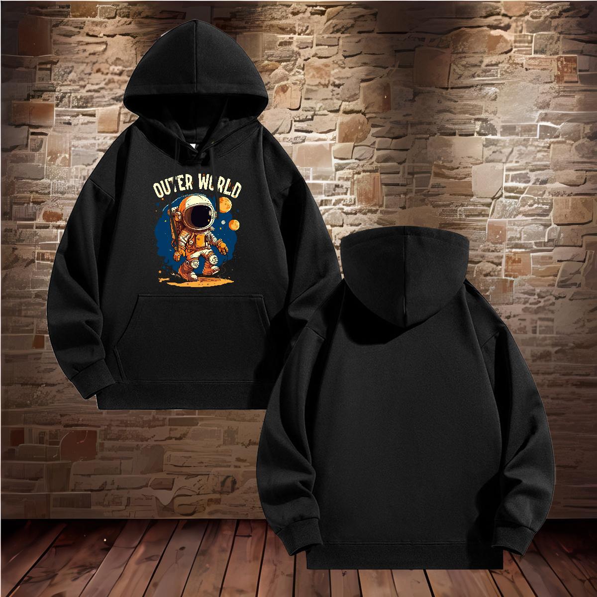 Stylist Hooded Sweatshirt Breathable Hooded Collar Soft Couples Hoodie DIY Anime Clothings Street wear Hip Hop 350g Cotton