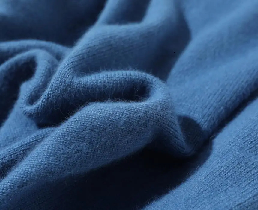 100% Cashmere Sweater Mens Pullover Autumn Winter Soft and Warm Knitted 241115