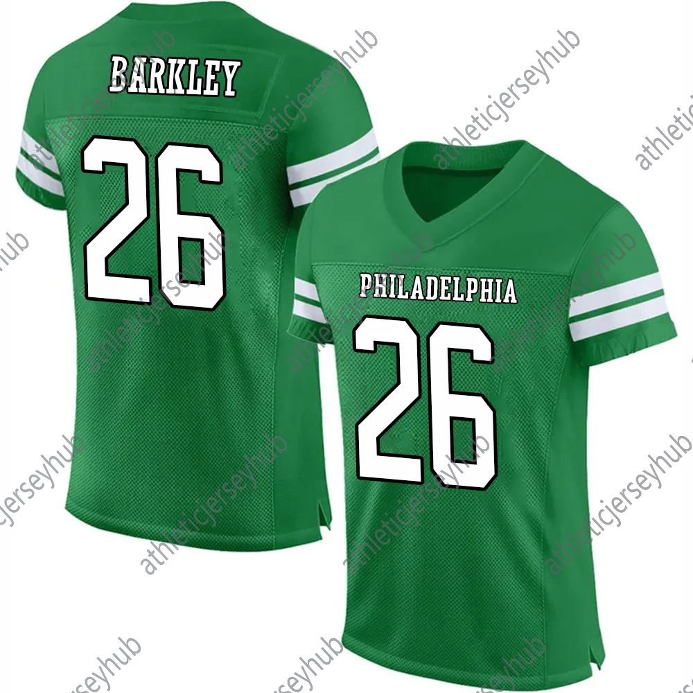 2024 Kelce Football Jersey custom jersey Barkleys 1 Hurts 11 Brown Carter 6 Smith Swift Cox