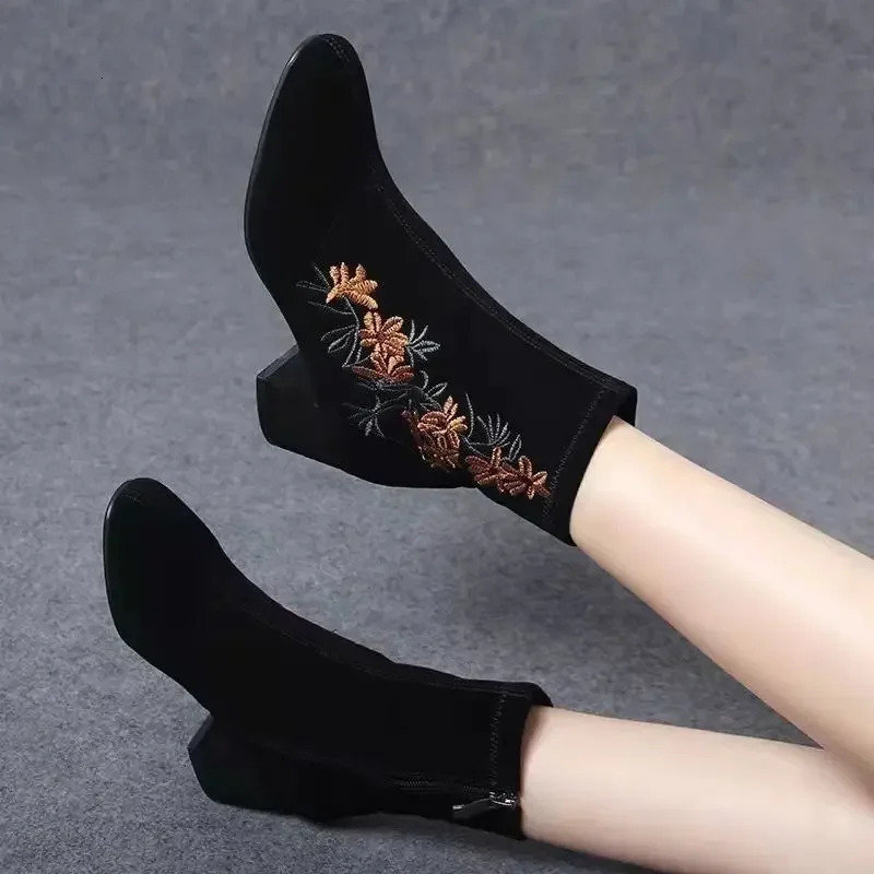 womens short boots suede boots ankle studded womens boots plus size warmth providing high-quality selling products 241115