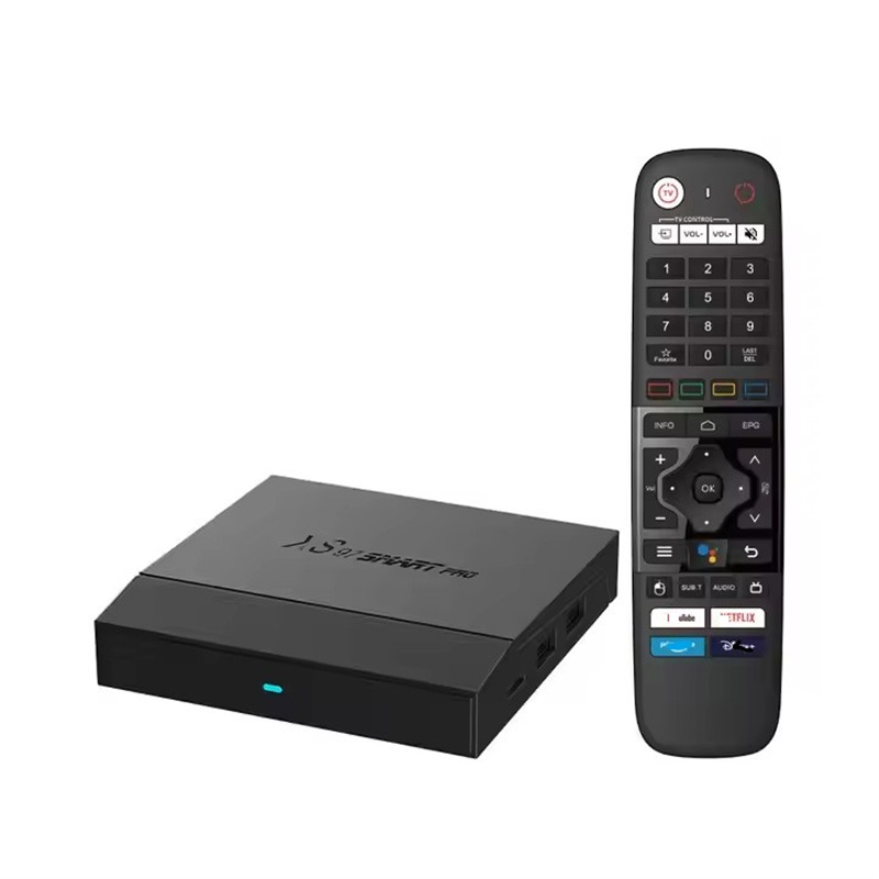 Xs97 Smart PRO Remote Control 5g Dual-Band WiFi Android11 TV Box amlogic s905x4 quad core 4gb ram 32gb rom