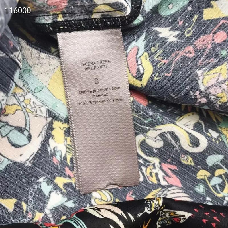 Womens Blouses Women Top Vintage Printing Cape-style Design Single Breasted Long Sleeve Ladies Shirts 2024 Spring Summer