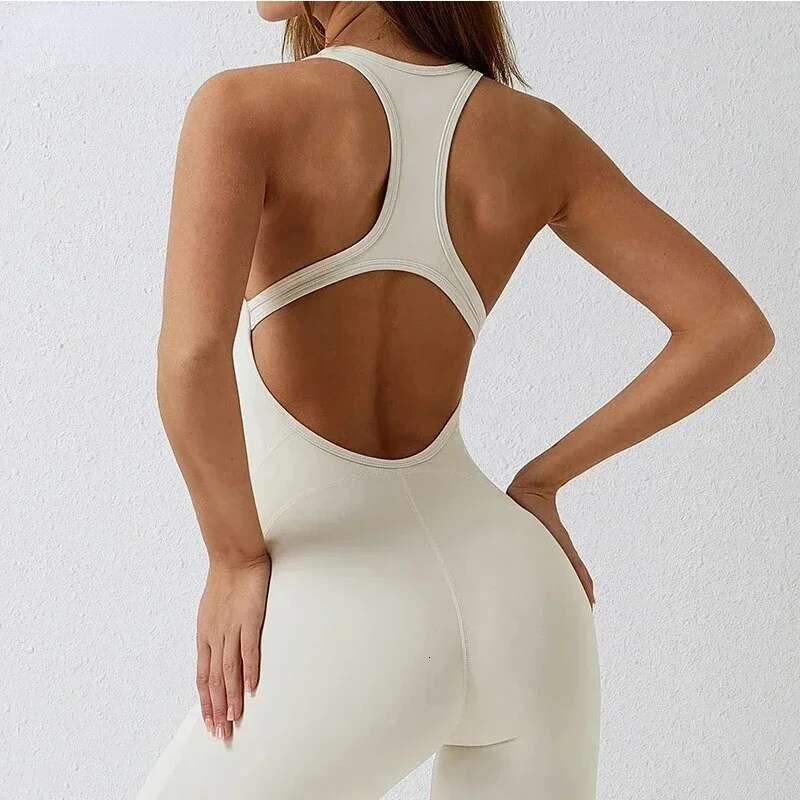 Stretch Bodysuit Gym Clothes Seamless Push Up Sportswear Jumpsuit Sweat Suit Womens Fiess Workout Set Dance Belly