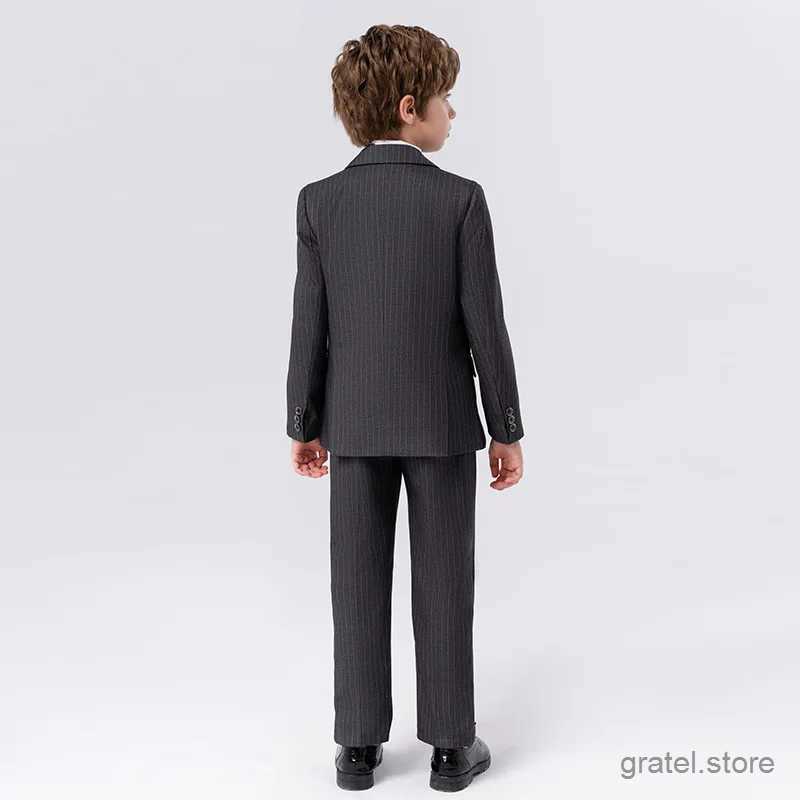 Suits Flower Boy Host Performance Dance Show Costume Children Formal Piano Party Dress School Kids Graduation Ceremony Photograph Suit