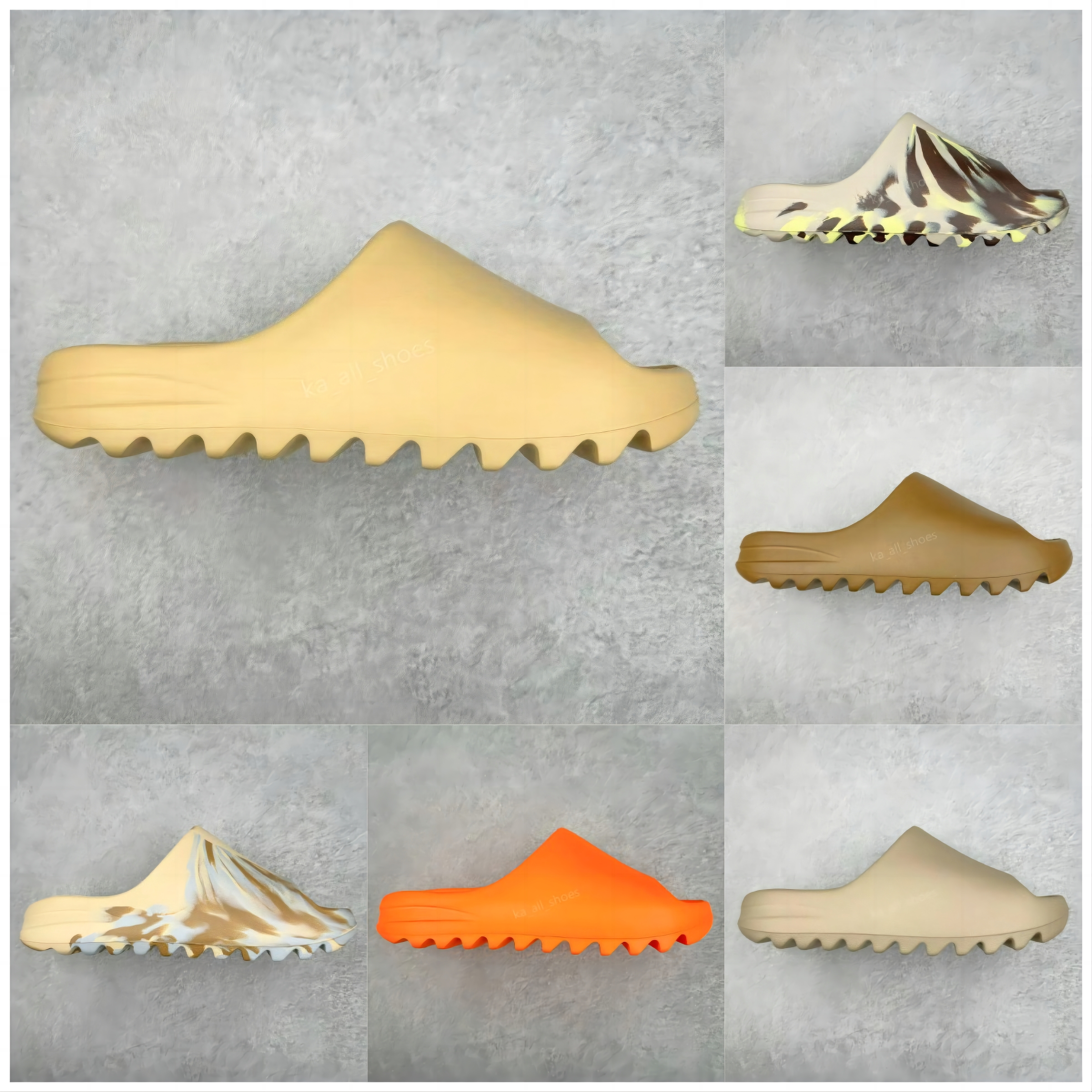 Designer slipper for men slippers onyx Bone Azure Flax Pure restock Ochre glow green Resin Soot black womens sandals mens solid slide classics slipper sandal