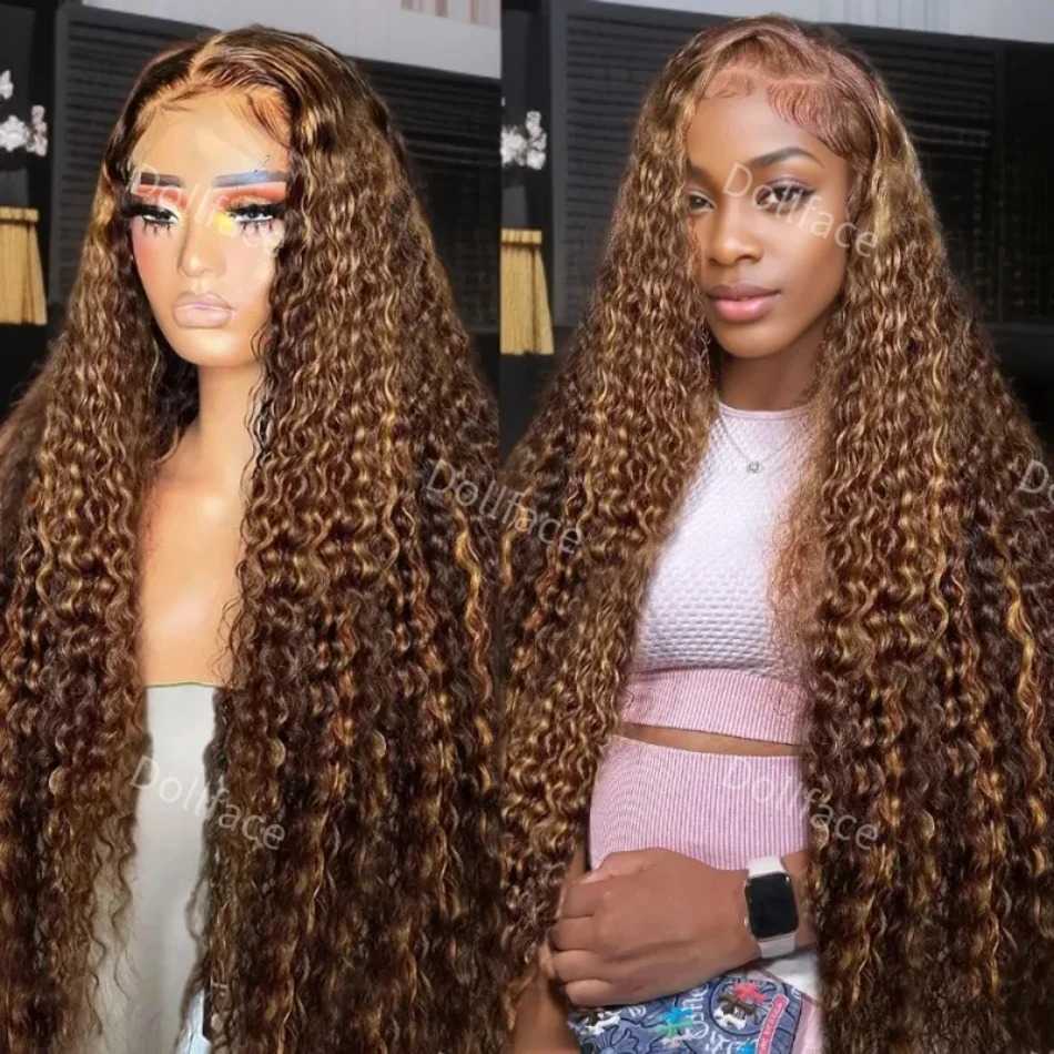 Wholesale Raw Indian Hair Transparent Swiss Lace Front Wigs Human Hair Body Wave Curly Wig Glueless HD Lace Frontal Wig Vendor
