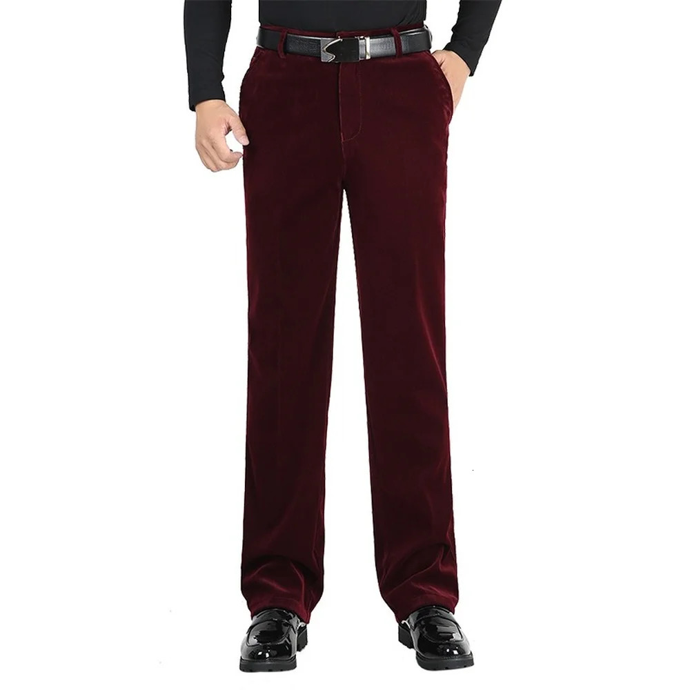 Autumn mens classic Corduroy formal set ultrathin fit business fashion plus size wedding dress 3XMR37 241115