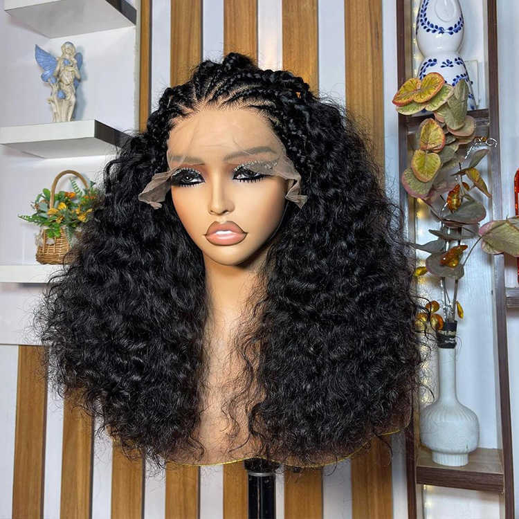 wigs human hair lace front glueless full hd lace wigs cuticle aligned raw pixie wave indian hair wigs