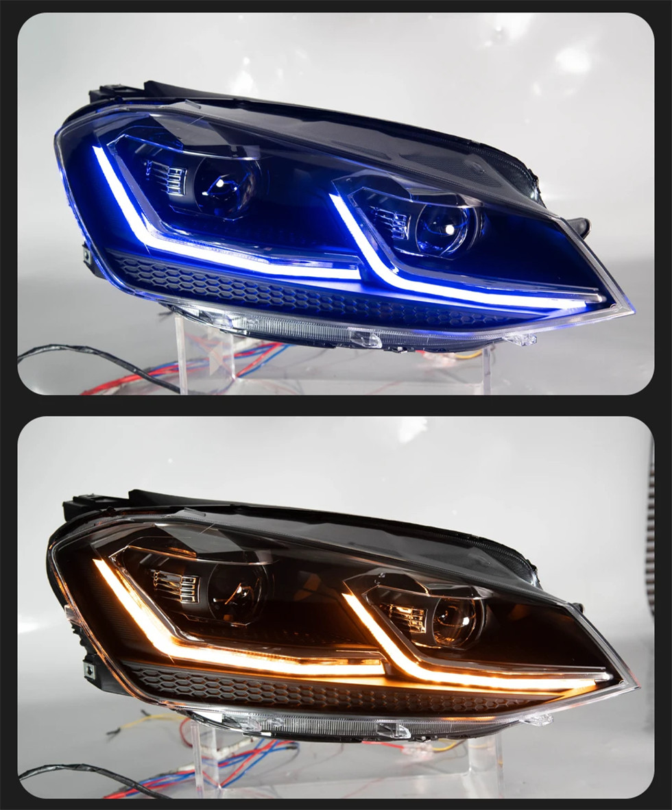 LED Headlight for Golf 7 MK7 GTI 20 13-20 17 Headlights Signal Light Day Running Light DRL LED Car Assembly