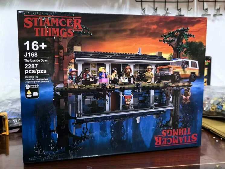 Blocks Blocks HOT TOY 2499Pcs Stranger Things The Upside Down Building Model Brick Kit Compatible 75810 for Kids Adult Toys Gifts H241115 8B8M L251125