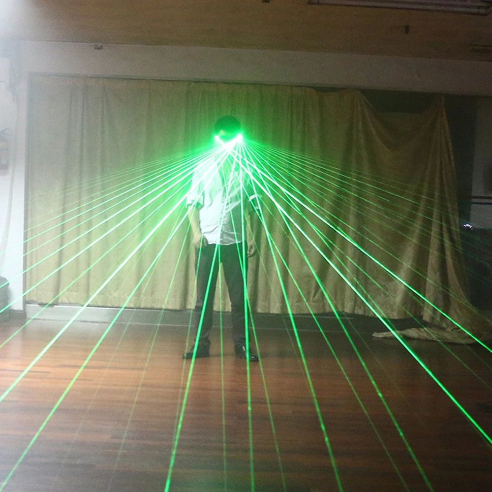 Laser glasses for party club display KTV dance stage atmospheric props flash LED luminous beam party supplies 241116