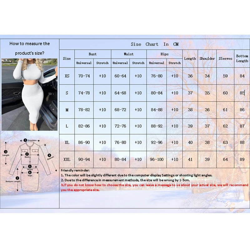 Womens Dress Sets Long Sleeve Crop Tops And Mid Calf Skirt Suit Fashion 2PCS Set Slim Office Lady Autumn Suits Clothing Q2418 241115