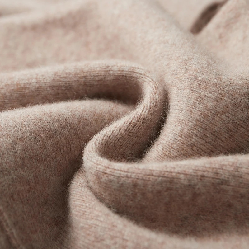 ATTYWS selling pure wool knitted mens casual pants autumn and winter long leg series solid color 241115