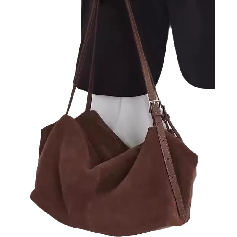 Fashion Trend Autumn/Winter New Large Capacity Suede Pillow Designer Tote Bag Strap Niche Single Versatile Cross Shoulder Female