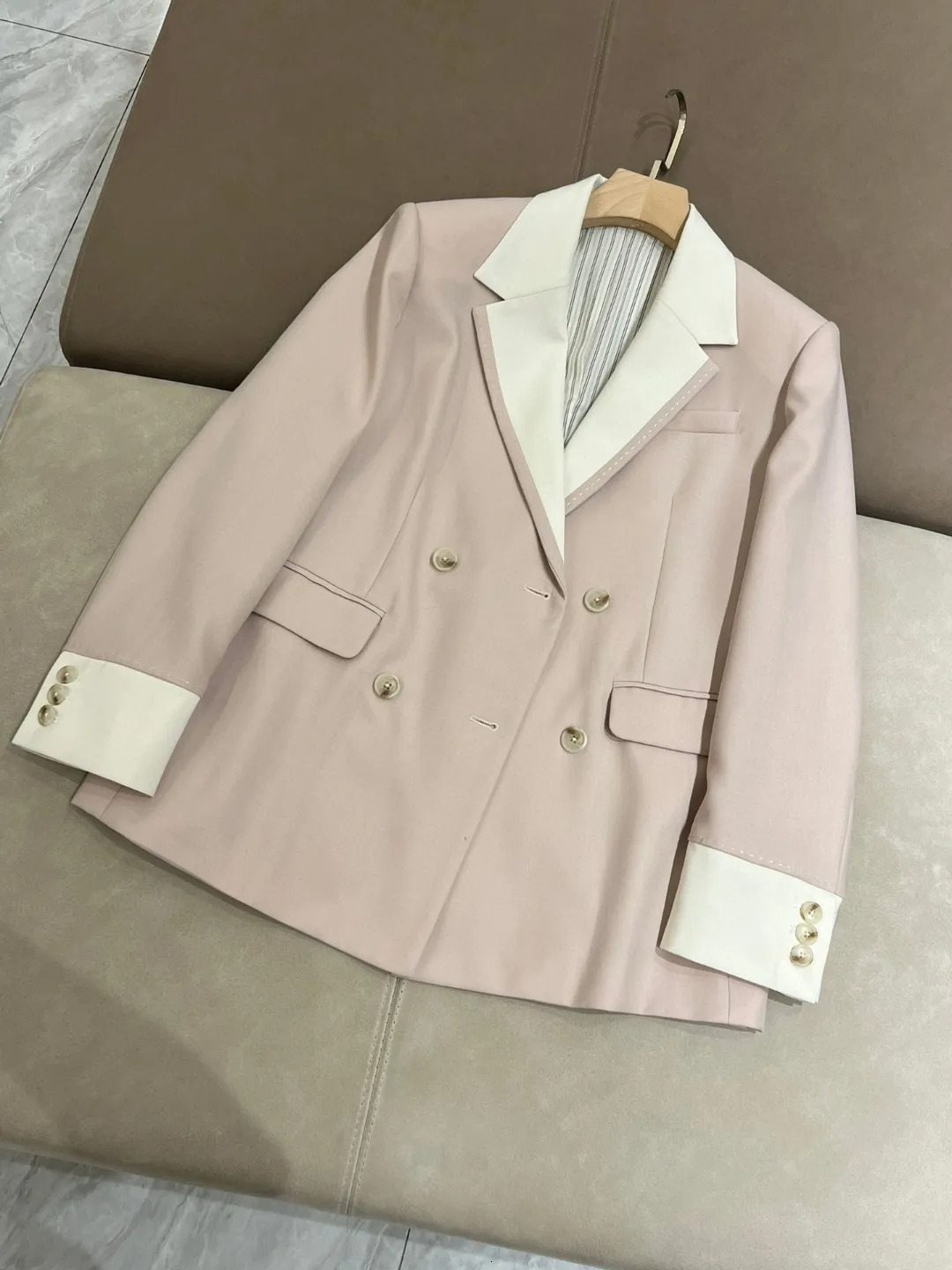 Autumn Womens Woolen Pants Set JacketVestSkirtWide Leg 4piece 241115