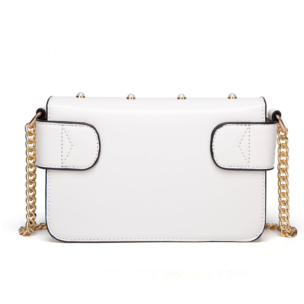 Women's Clothing Brand Leather Splicing Little Bee Fashion Designer Handbag Crossbody Bag