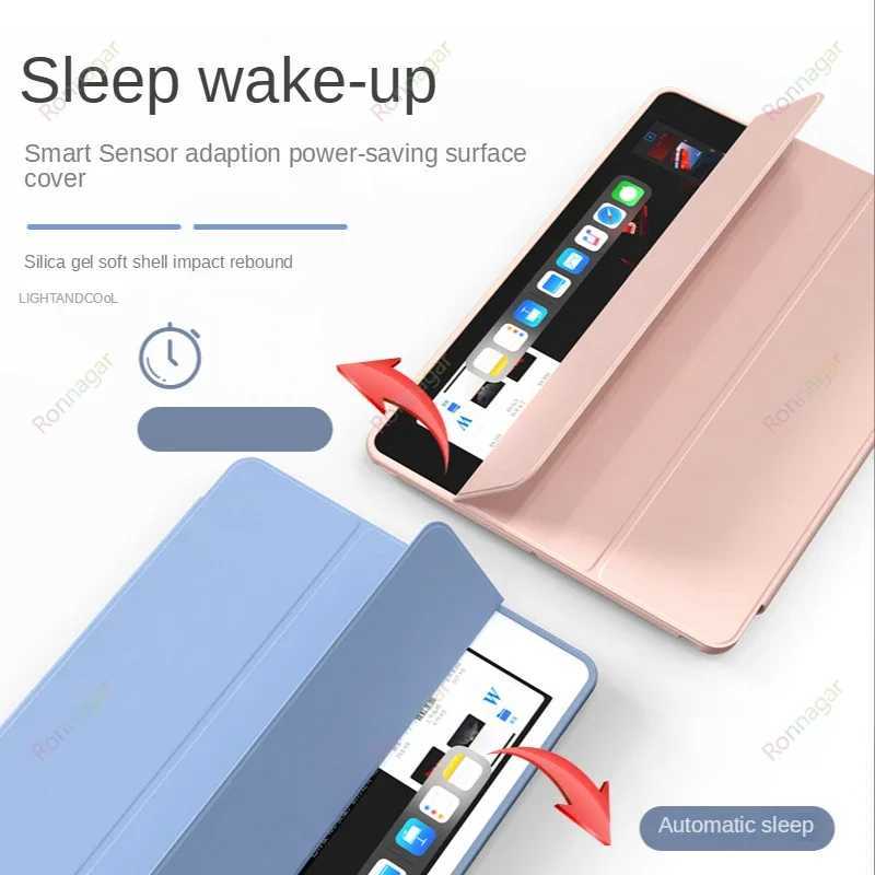 New Arrival Suitable for iPad Air 4 Air 5th Generation Case 10.9 2024 Air11 M2 iPad Pro11 M4 iPad 10.2 7 8 9 10 Pro10.5 9.7 Mini6 5 4 Pencil Holder T2