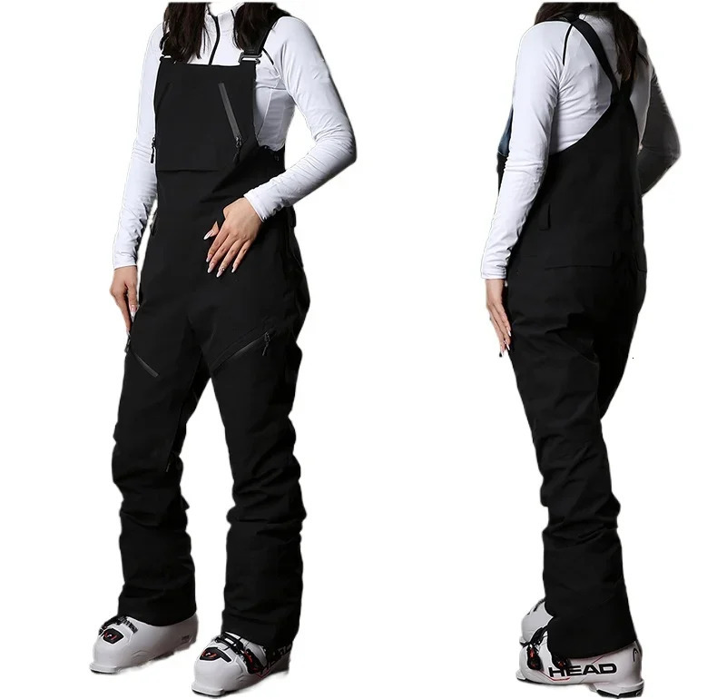 2025 Winter Jumpsuits Woman Man Overalls Ski pants Waterproof Windproof Thick Warm Snow Pants Snowboard Pants -30 Degree 241115