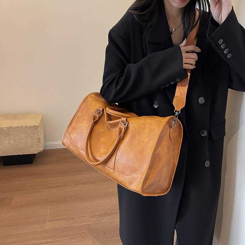 Sports Bag Womens Fitness Foreskin Travel Handbag Womens Lightweight Short Distance Travel Bag