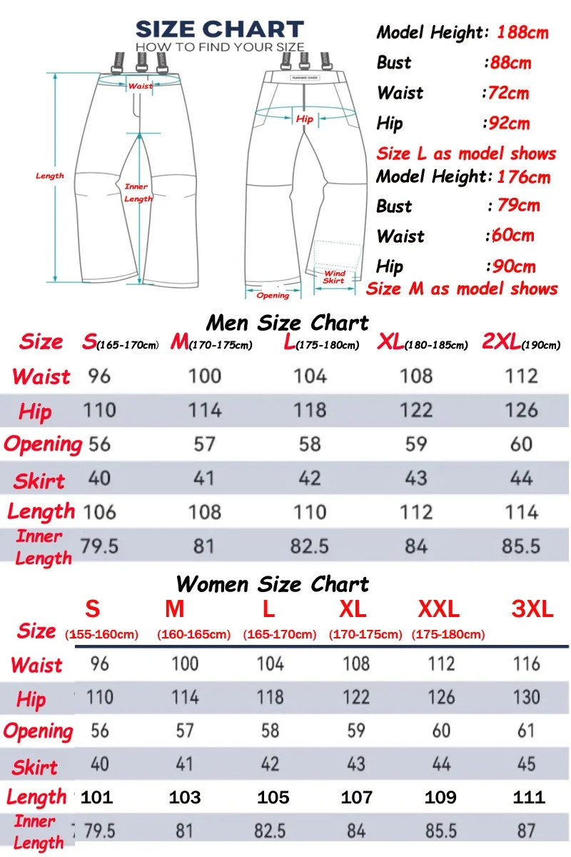 2025 Winter Jumpsuits Woman Man Overalls Ski pants Waterproof Windproof Thick Warm Snow Pants Snowboard Pants -30 Degree 241115