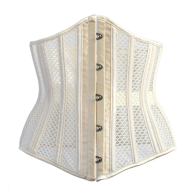 26 Steel Bones Body Shapers Girdles Mercerized Fabric Waist Trainer Corset Cleavage Tops Body Shaper Slimming Body Waist 241115