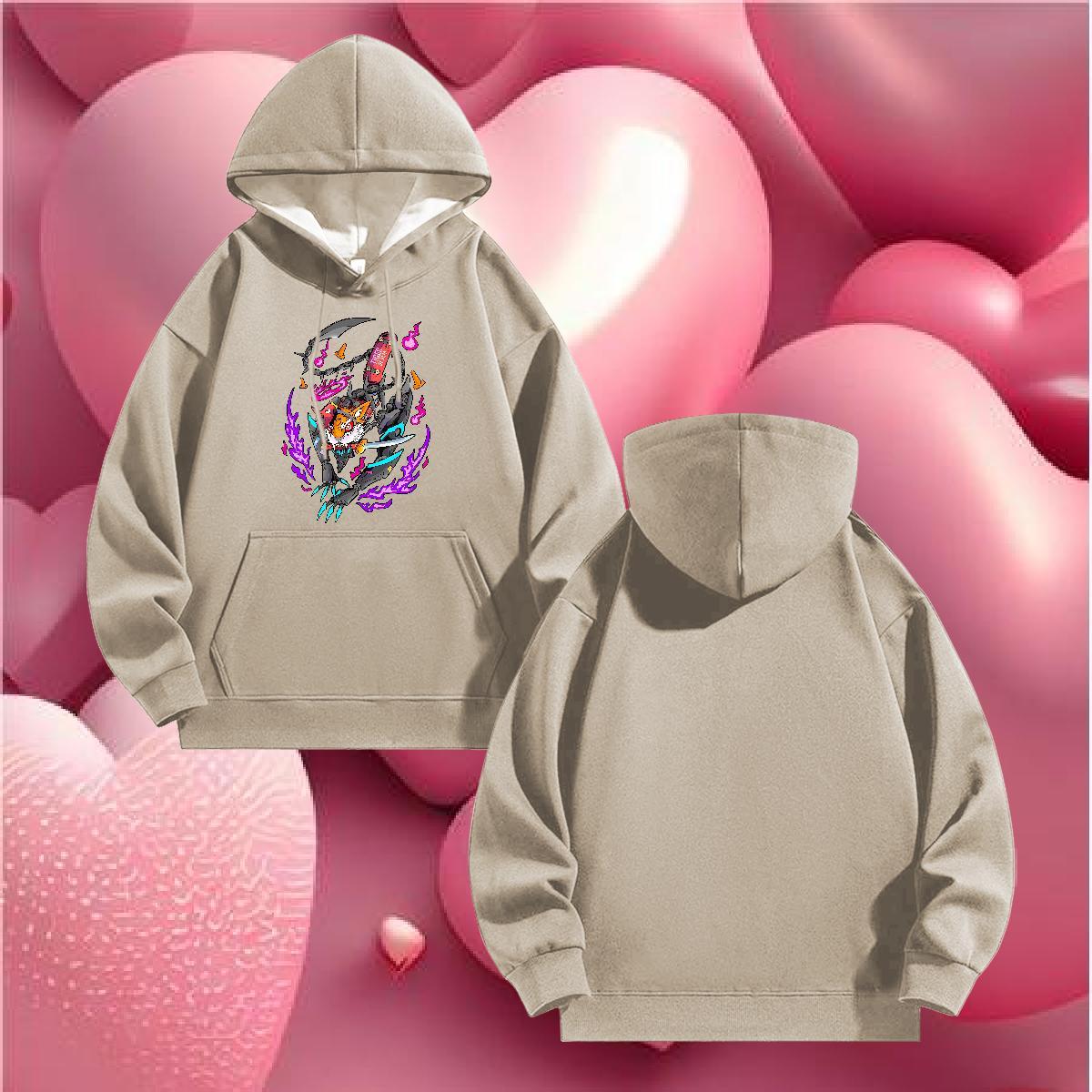 Free Shipping Hooded Sweatshirt Autumn Winter Wholesale Hoodie Pullover Hooded Collar Customized Pullover Hoodie Thick Plush