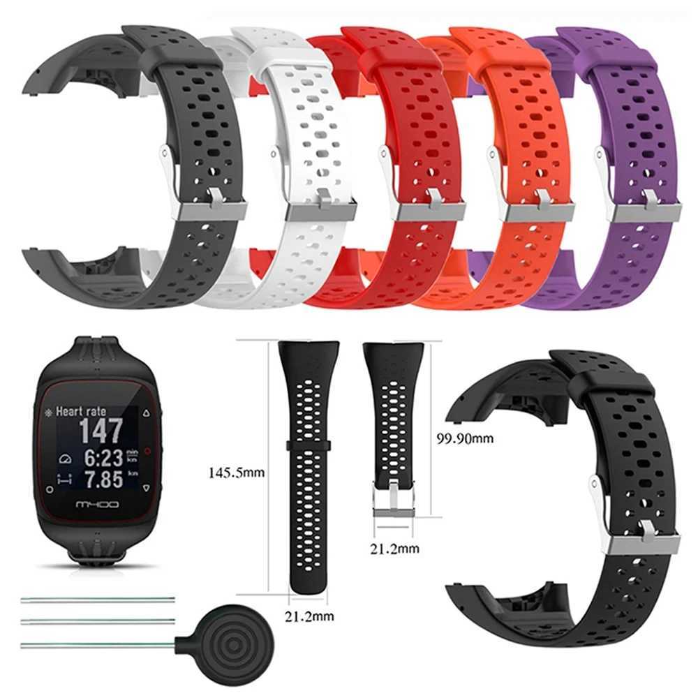 Hot Sale Silicone wristband for Polar M400 M430 GPS Sports Wah Band replace Wahband bracelet with tool T241115