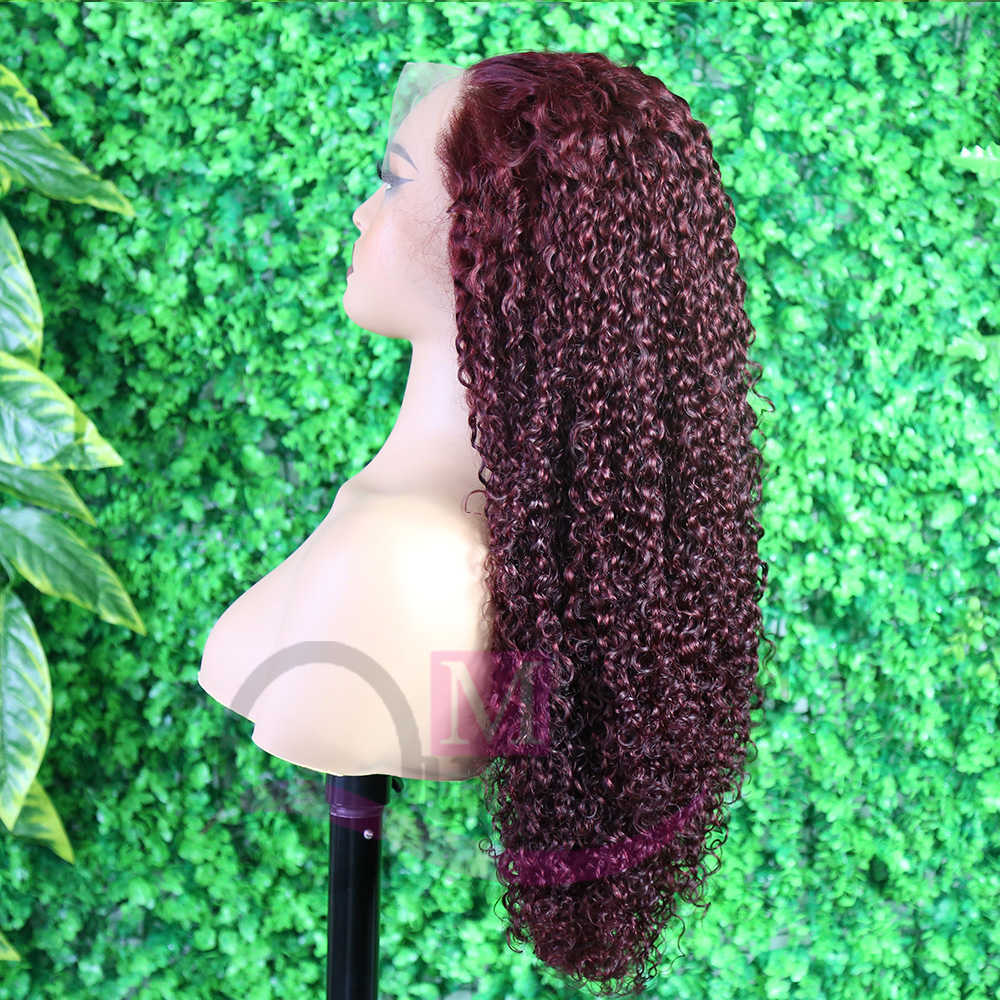 MayQueen Hot Selling 13x4 Lace Front Wigs 12A Raw Cuticle Aligned Vietnamese Hair Vendors Natural Color Curly Human Hair Wigs
