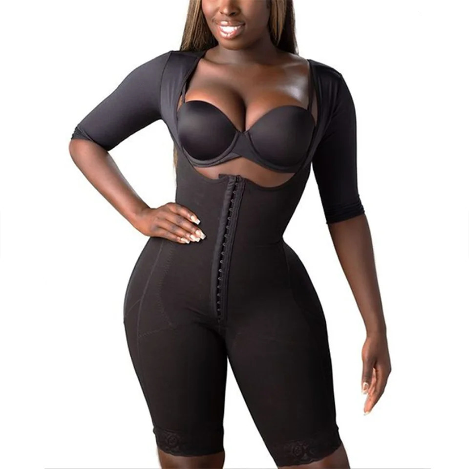 Shapewear Bodysuit Fajas Colombianas Corrective Girdle Tummy Control Post Liposuction BBL Slimming Open Bust Waist Trainer 241115