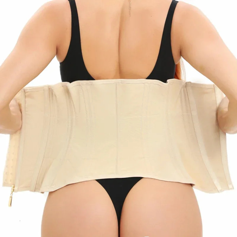 AfruliA Fajas Colombians Girdle Belt Mesh Breathable Waist Trainer Shaperwear Bustier Korset Hourglass Body Shaper Tummy Trimmer 241115