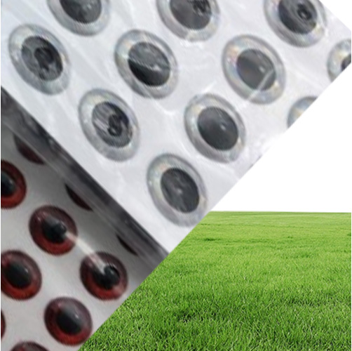 Rompin 100PCS 3D Stick Fishing Eyes for Lure Making Fly Tying fake eyes fishing lure diy red gold sliver 3mm 5mm 7mm 9mm