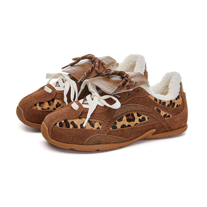 AIYUQI 2024 New Winter Women's Sneakers Shoes Non-slip Women German Training Shoes Large Size Female Shoes
