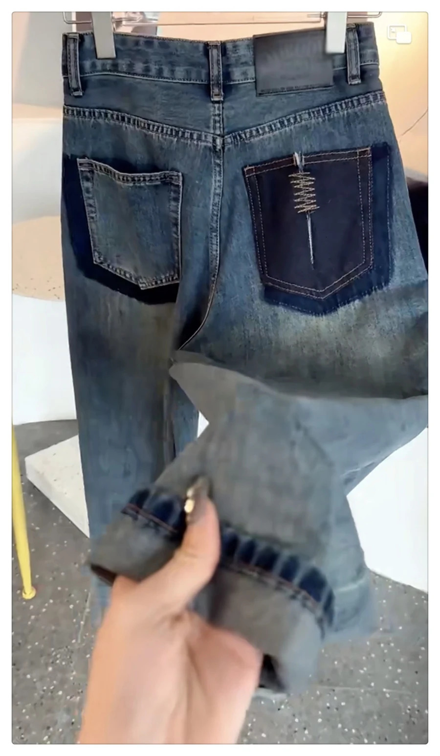 Y2k Pearshaped Harlan Daddy Jeans Children 2023 Summer Fat Mm Large Size Thin Radish Pants Taper 241115