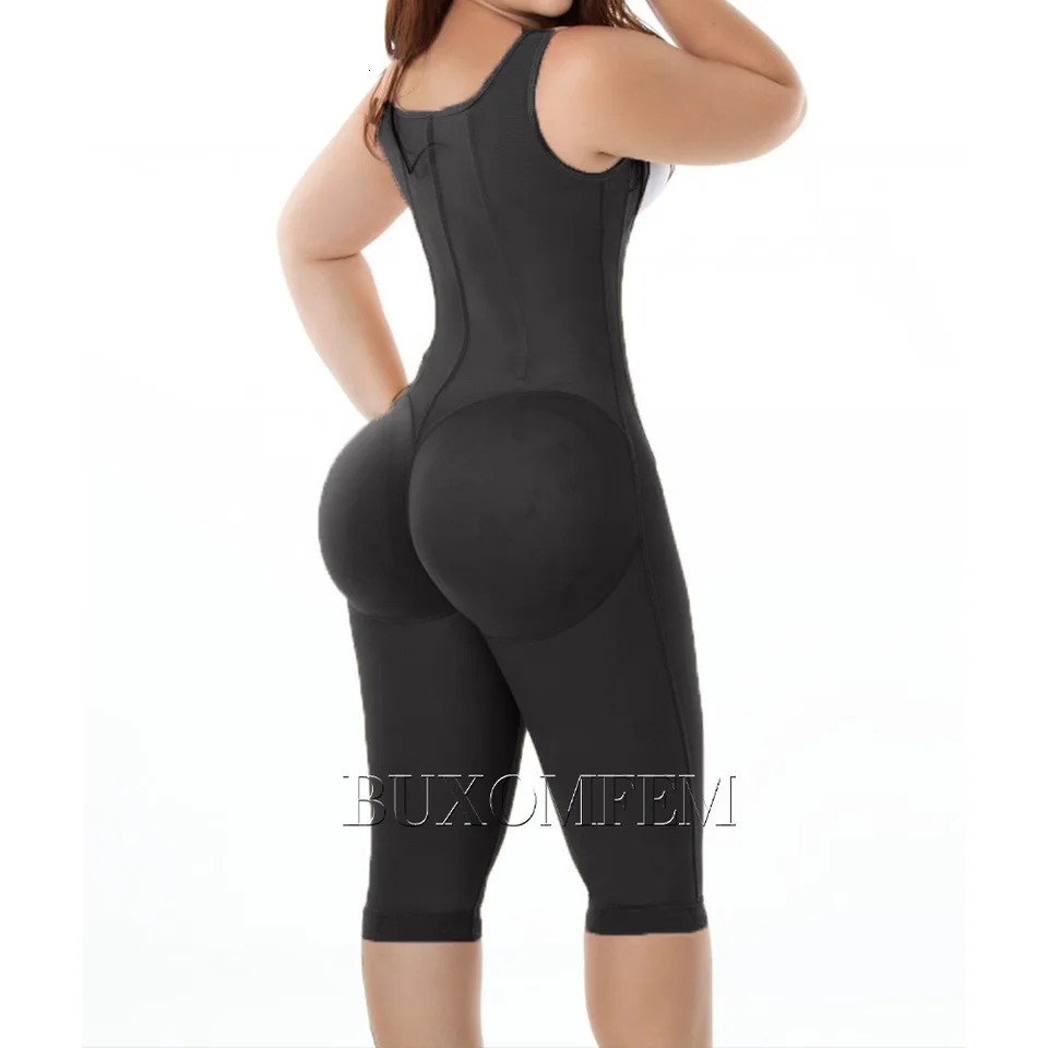 Fajas Colombianas Hourglass Girdle with Long Shaping Rods Front Breasted Elastic Shapewear for Women Womens Modeling Bodysuits 241115