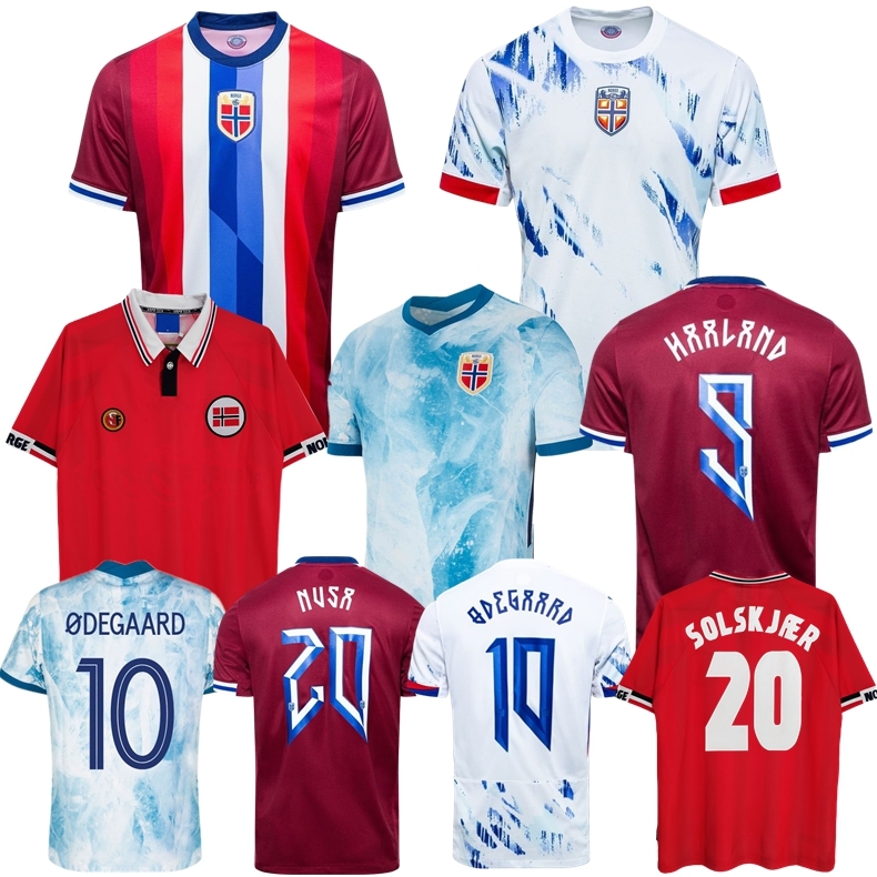 2024 Norway soccer jerseys 24 25 ODEGAARD Berge BOBB Haaland NUSA 1998 Norges Mykland Solskjaer home away football shirt