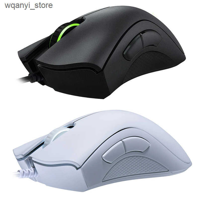 Mice Razer DeathAdder Essential Wired Gaming Mouse Mice 6400DPI Optical Sensor 5 Independently Buttons For Laptop PC Gamer L240910