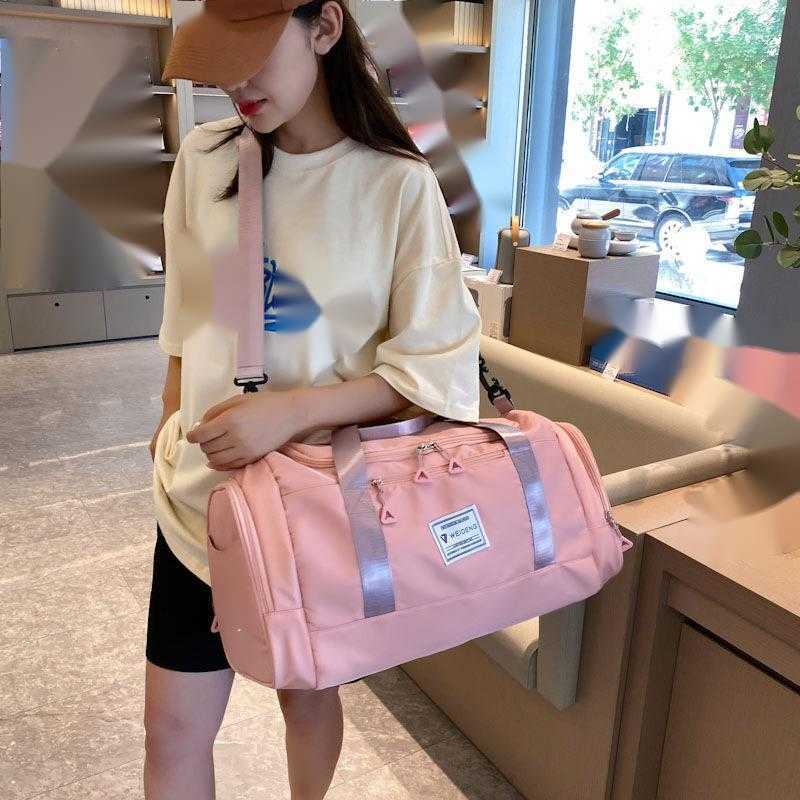 Sports and Fitness Bag Large Capacity Travel Handbag Oxford Cloth Clothing Luggage Bag Short Distance Travel Bag