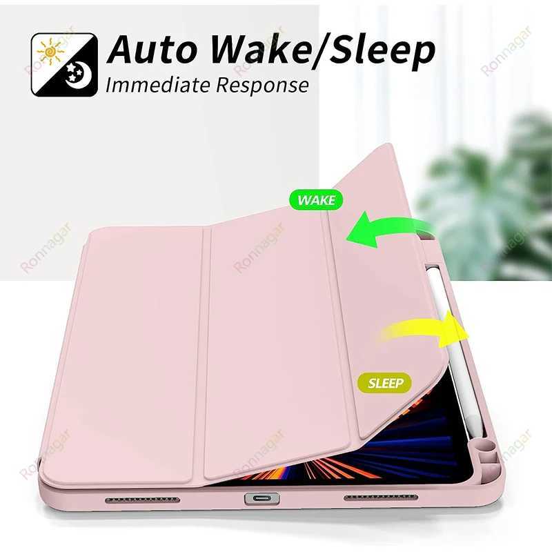 Hot Sale New iPad Pro 11 inch case 20 (4th generation)/2021 (3rd generation) with pencil holder iPad Pro 11 12.9 iPad 10th generation iPad Ai 5 10.9 i