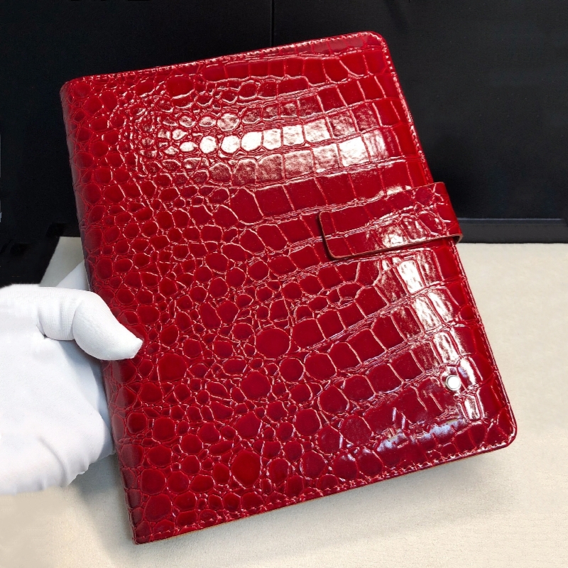 Wholesale 2024-2026 Dwe74 Monte Black Leather Cover Notepads Agenda Calendar Handmade Note Book Classic Periodical Diary Business Notebook A5